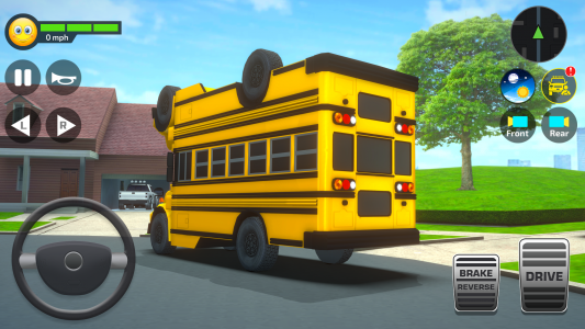 اسکرین شات بازی School Bus Simulator Driving 3