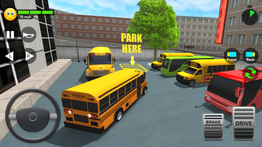 اسکرین شات بازی School Bus Simulator Driving 1