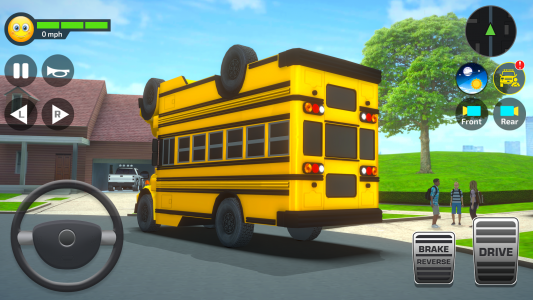 اسکرین شات بازی School Bus Simulator Driving 3