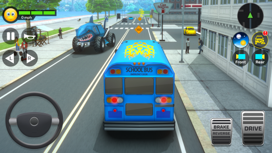 اسکرین شات بازی School Bus Simulator Driving 4