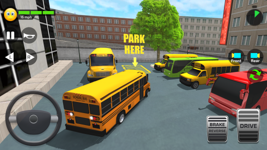 اسکرین شات 1 بازی School Bus Simulator Driving