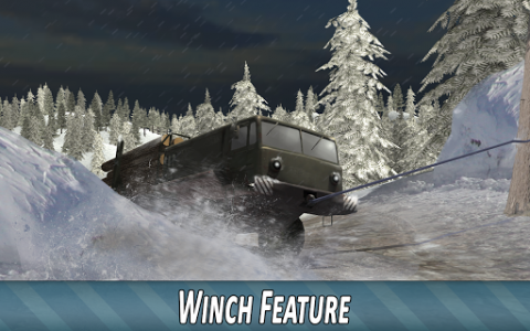 اسکرین شات بازی Winter Timber Truck Simulator 7