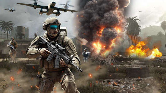 اسکرین شات بازی Gun Games: Army War Shooter 3D 3