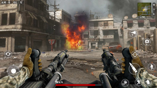 اسکرین شات بازی Gun Games: Army War Shooter 3D 4