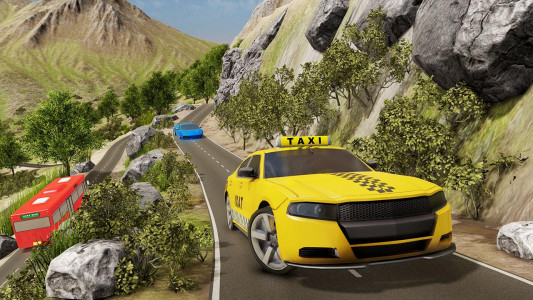 اسکرین شات برنامه Taxi Pickup Driving Simulator 4