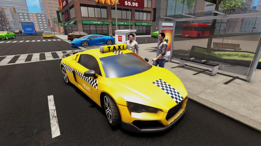 اسکرین شات برنامه Taxi Pickup Driving Simulator 6