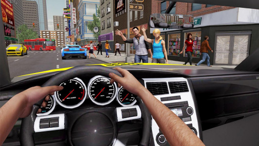 اسکرین شات برنامه Taxi Pickup Driving Simulator 7