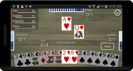 اسکرین شات بازی Spades Card Classic 4