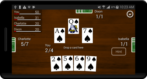 اسکرین شات بازی Spades Card Classic 6