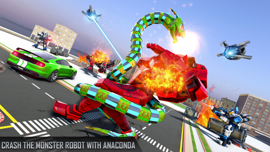 اسکرین شات برنامه Anaconda Robot Car Robot Game 4