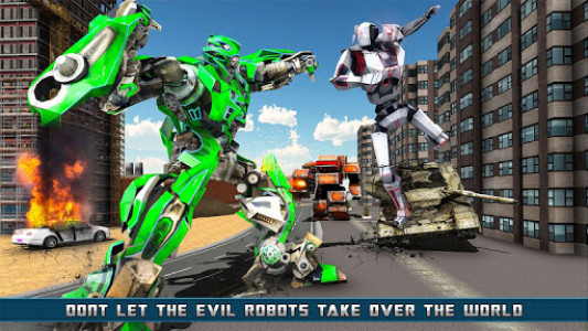 اسکرین شات بازی Flying Helicopter Robot Transform War Robot Hero 5