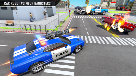 اسکرین شات بازی Police Dog Robot Car Game 3