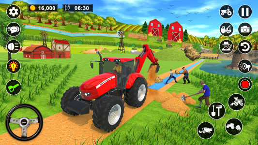 اسکرین شات برنامه Real Tractor Driving Simulator 8