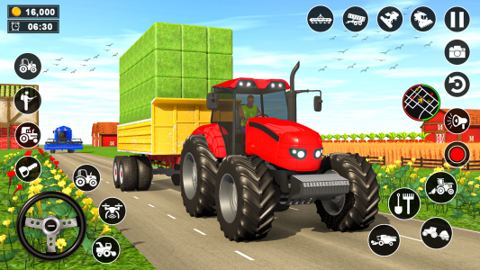 اسکرین شات برنامه Real Tractor Driving Simulator 7