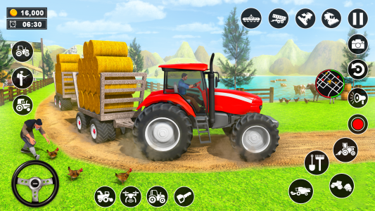 اسکرین شات برنامه Real Tractor Driving Simulator 6