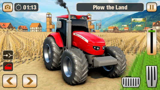 اسکرین شات 1 برنامه Real Tractor Driving Simulator