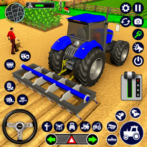 اسکرین شات برنامه Real Tractor Driving Simulator 1