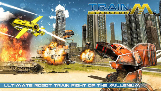 اسکرین شات بازی Mega Train robot transformation: Grand robot games 7