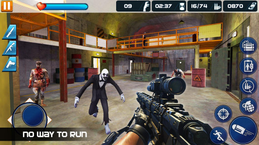 اسکرین شات بازی Real zombie hunter shooting 4