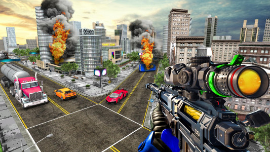 اسکرین شات 2 بازی Sniper Traffic Shooting games