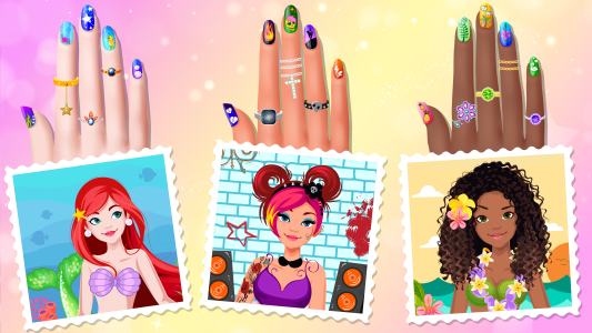 اسکرین شات بازی Nail Salon Game Girls Nail art 6