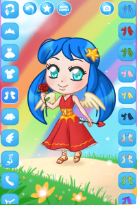 اسکرین شات بازی Chibi Angel Dress Up Game 3