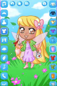 اسکرین شات بازی Chibi Angel Dress Up Game 2
