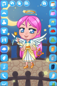 اسکرین شات بازی Chibi Angel Dress Up Game 4