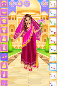 اسکرین شات بازی Indian Princess Dress Up 1