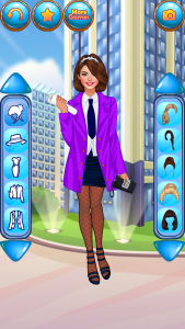 اسکرین شات 1 بازی Office Dress Up Games