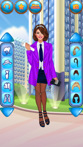 اسکرین شات بازی Office Dress Up Games 1