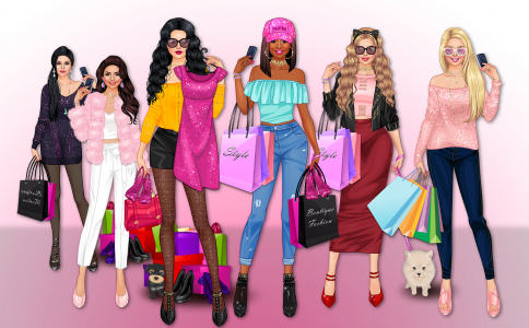 اسکرین شات بازی Rich Girl Shopping: Girl Games 4