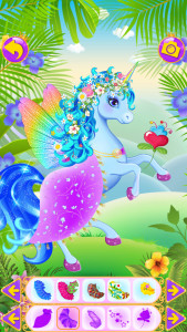 اسکرین شات 2 بازی Unicorn Dress Up - Girls Games