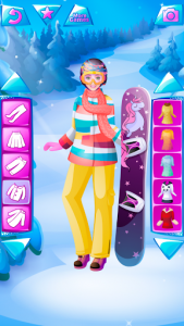 اسکرین شات بازی Winter Dress Up Game For Girls 7