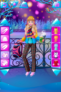 اسکرین شات بازی Winter Dress Up Game For Girls 1