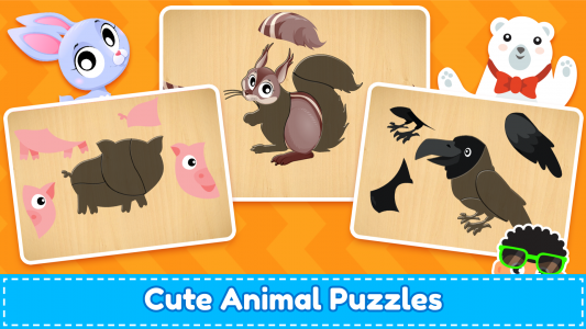 اسکرین شات بازی Animal Puzzle & Games for Kids 8