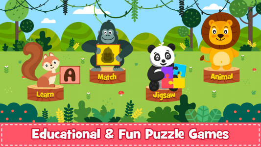 اسکرین شات بازی Animal Puzzle & Games for Kids 4