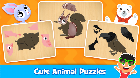 اسکرین شات بازی Animal Puzzle & Games for Kids 8