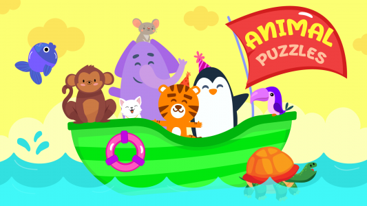 اسکرین شات بازی Animal Puzzle & Games for Kids 1
