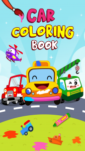 اسکرین شات بازی Cars Coloring Book Kids Game 1