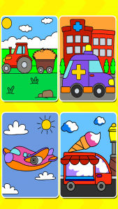 اسکرین شات بازی Cars Coloring Book Kids Game 7