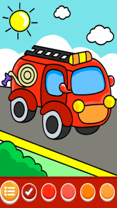 اسکرین شات بازی Cars Coloring Book Kids Game 6