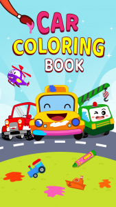 اسکرین شات بازی Cars Coloring Book Kids Game 1