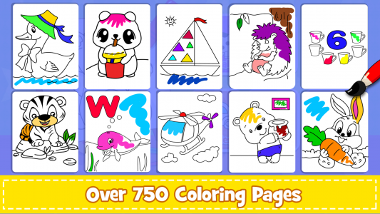اسکرین شات بازی Coloring Games & Coloring Kids 1