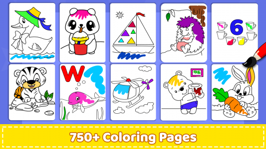 اسکرین شات بازی Coloring Games & Coloring Kids 1