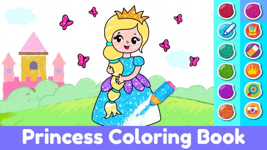 اسکرین شات بازی Princess Coloring Book Games 1