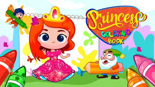 اسکرین شات بازی Princess Coloring Book Games 6