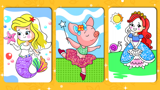 اسکرین شات بازی Princess Coloring Book Games 7