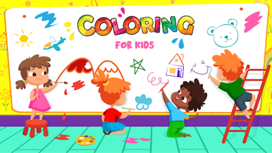 اسکرین شات بازی Coloring book for kids - Doodle, Color & Draw Game 1