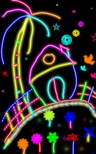 اسکرین شات بازی Glow Doodle Art - Color & Draw 4